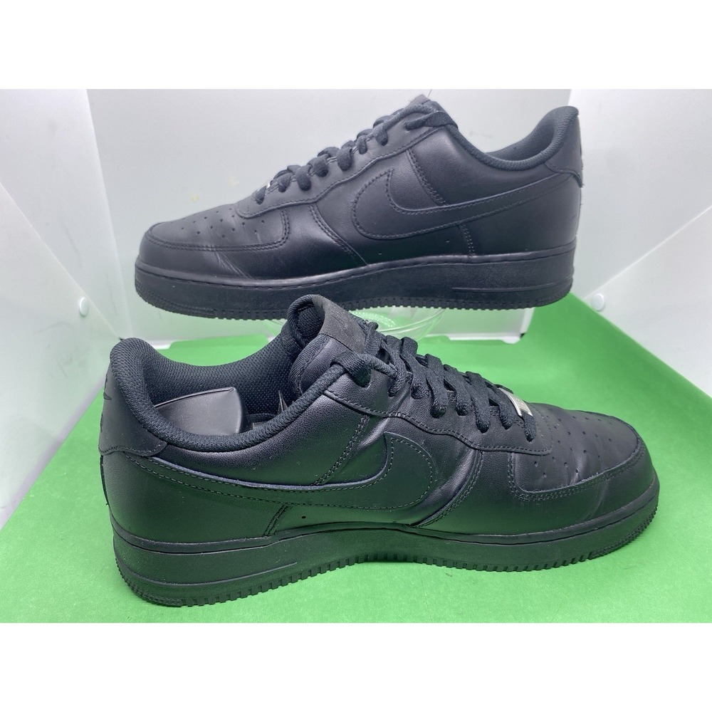 Nike Air Force 1 07 Triple Black Mens Size 12 Sneaker CW2288-001